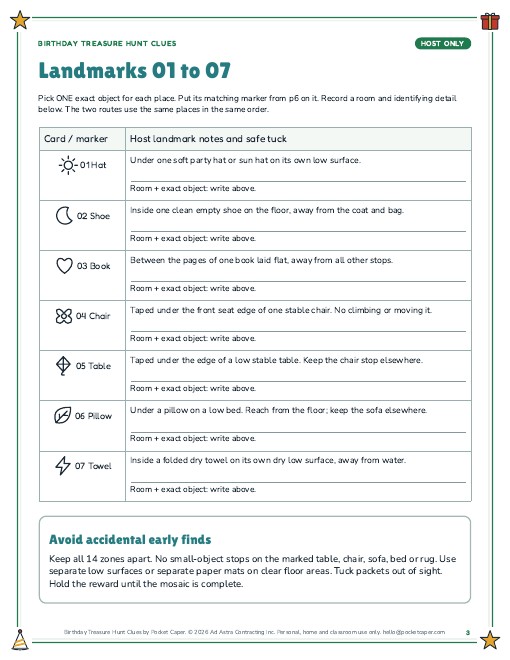 Actual printable page sample 1