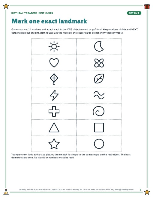 Actual printable page sample 2