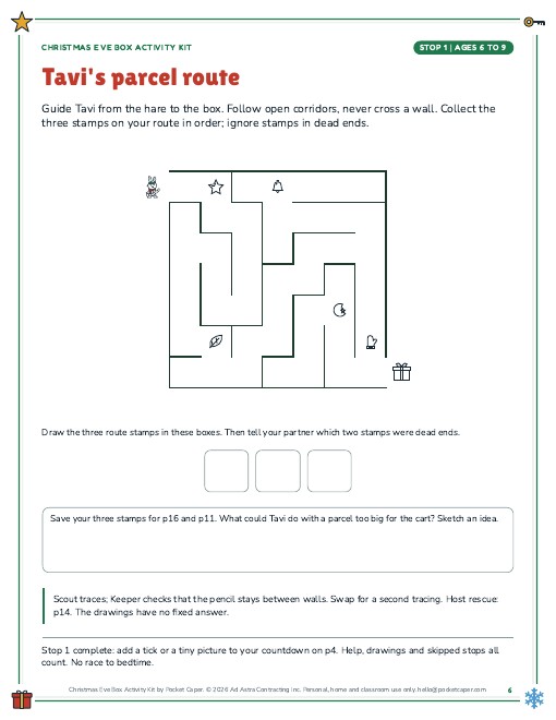 Actual printable page sample 2